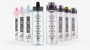 hydration tracker water bottles with times on the back of the bottle 3 1 300x168 1