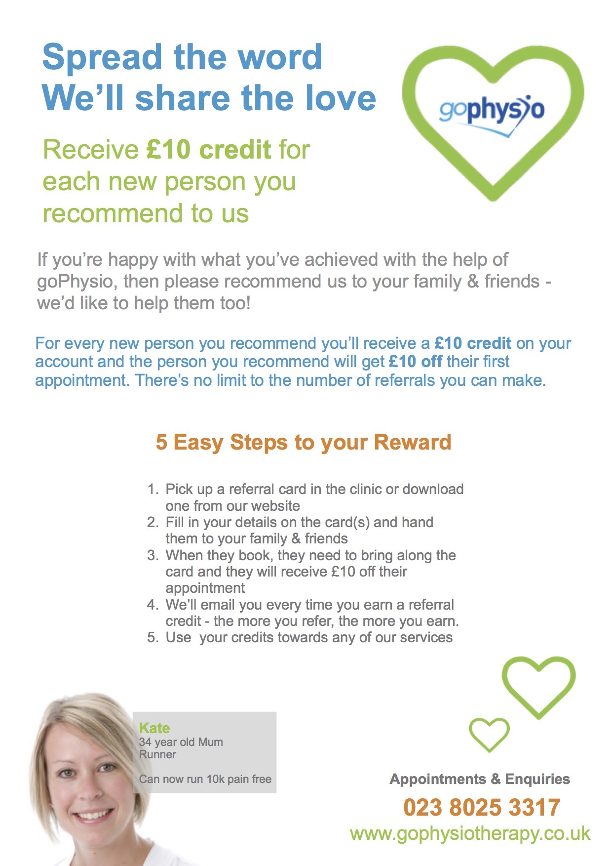 Refer A Friend Reward! 1 refer a friend A4