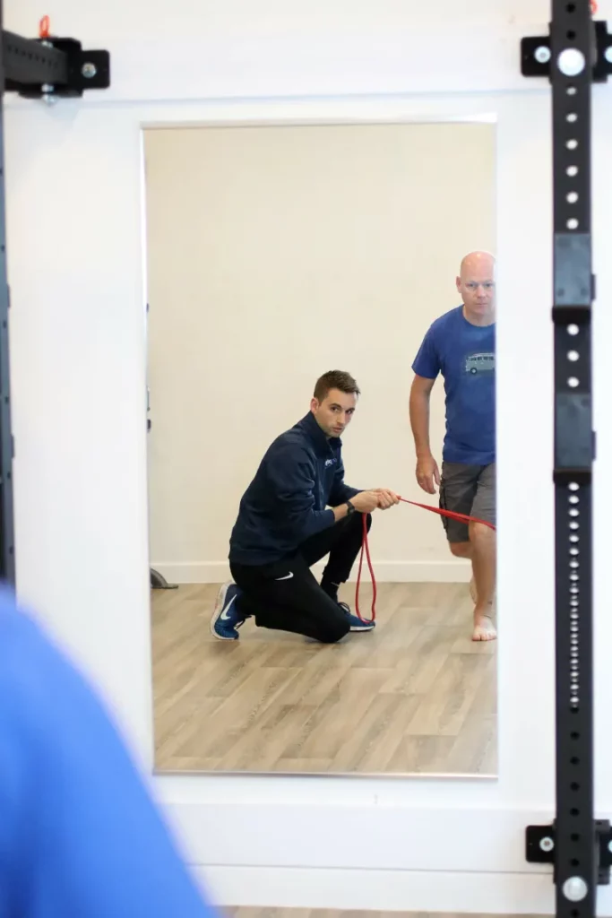 Knee strengthening rehab goPhysio Strong Room