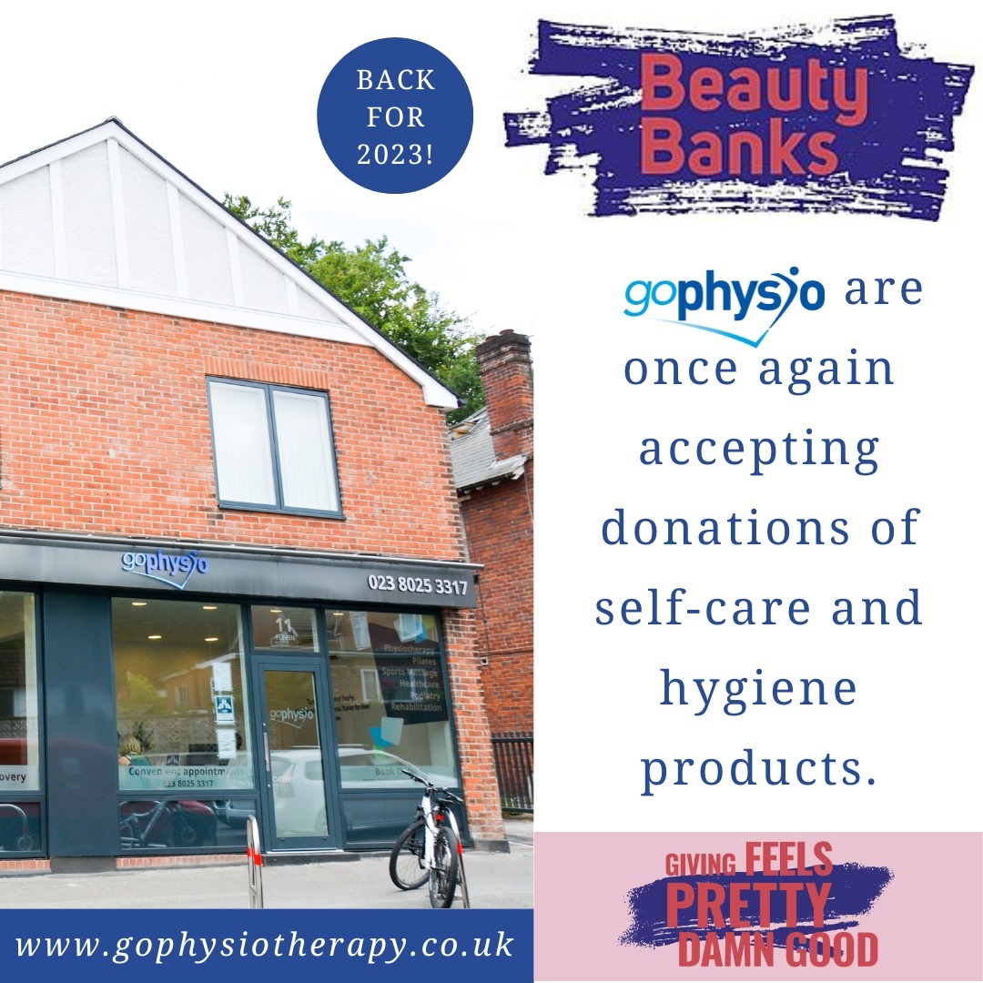 Beauty Bank goPhysio Chandlers Ford