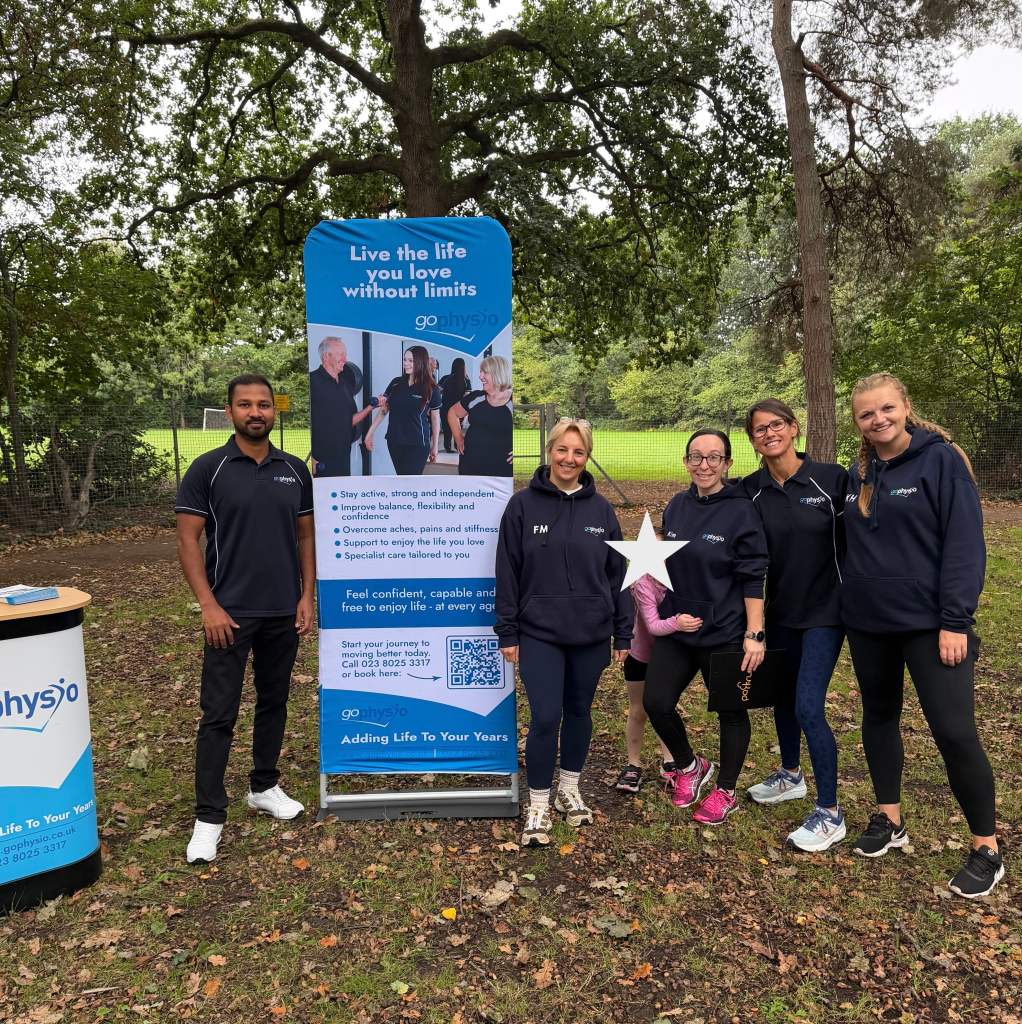 Sowing the seeds of lifelong movement at junior parkrun 1 goPhysio Team Hiltiingbury Junior Parkrun